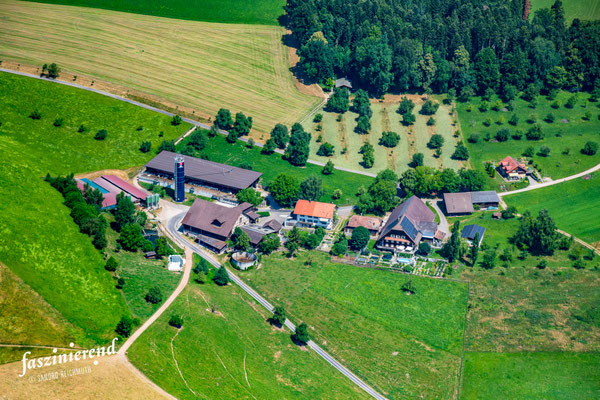 Luftaufnahme von Grossdietwil, Zentralschweiz, Schweiz
