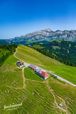 Luftaufnahme von Hochalp, Ostschweiz, Schweiz