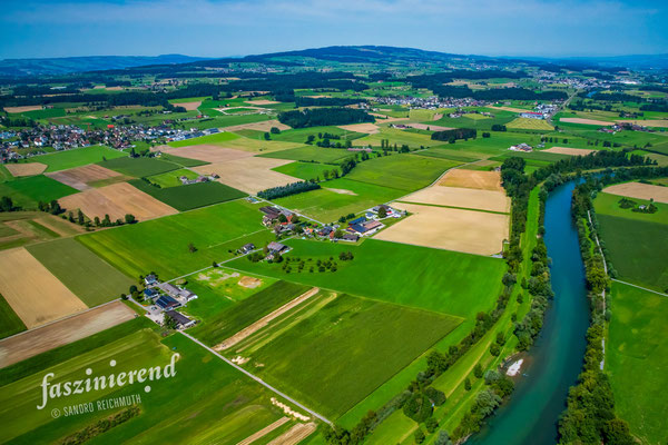 Luftaufnahme von Dietwil, Zentralschweiz, Schweiz