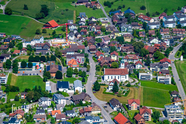 Luftaufnahme von Dietwil, Zentralschweiz, Schweiz