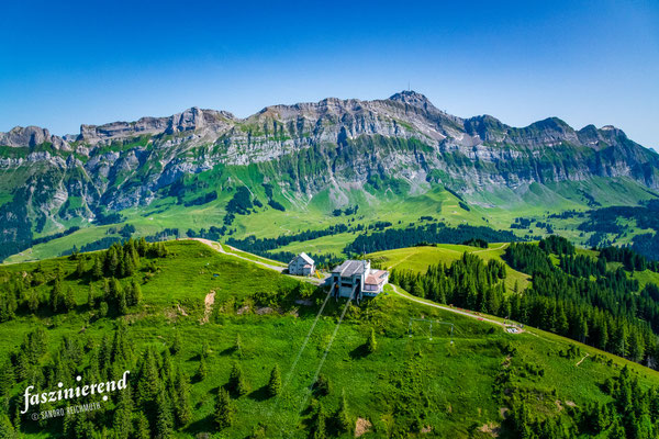 Luftaufnahme von Kronberg, Ostschweiz, Schweiz