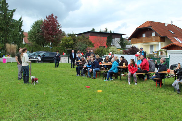 Begrüßungsworte der Hundetrainerin Sarah Lehner 