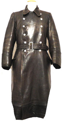 ledermantel braun nr 276 militarmantel de