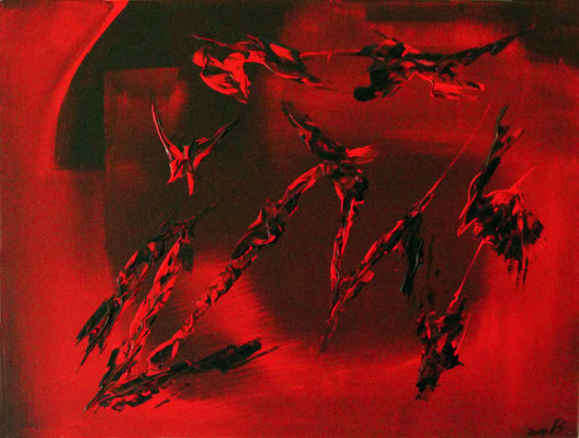 Fire Bats 30 x 40 cm