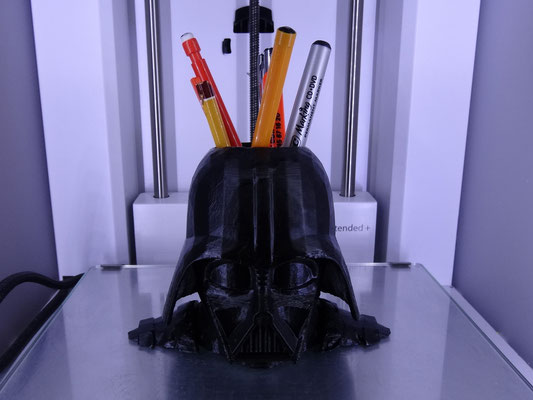 Pot à crayons Dark Vador de Star Wars  face