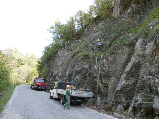 Disgaggi e messa in sicurezza pareti rocciose - Piemonte - Provincia di Cuneo