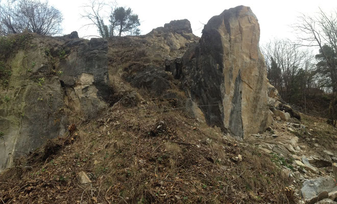 Messa in sicurezza versante - disgaggio e demolizione di torrione roccioso - Piemonte CN