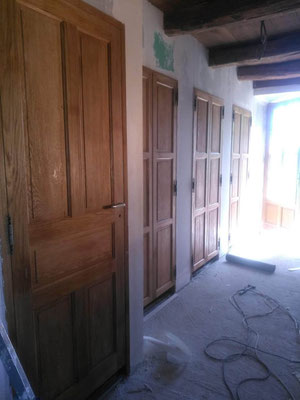 fabrication et pose de porte de placard en bois massif chene correze 19