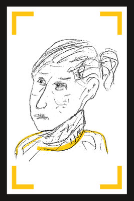 Une habitante des rues • crayon & tablette numérique