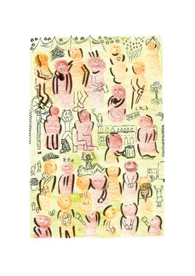 Les gens du Havre • feutre & crayon