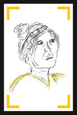 Une habitante des rues • crayon & tablette numérique