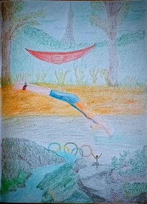 L'été des Jeux Olympiques  • crayon