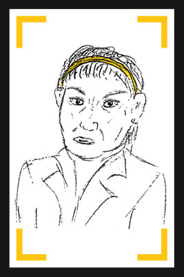 Une habitante des rues • crayon & tablette numérique