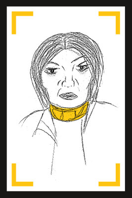 Une habitante des rues • crayon & tablette numérique