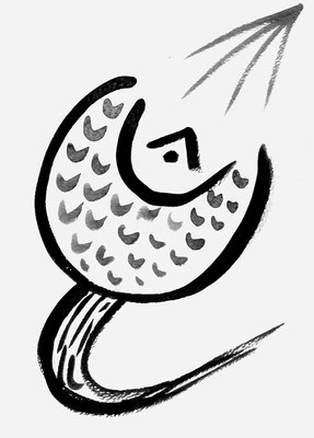 Filante • encre de Chine
