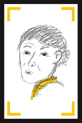 Une habitante des rues • crayon & tablette numérique