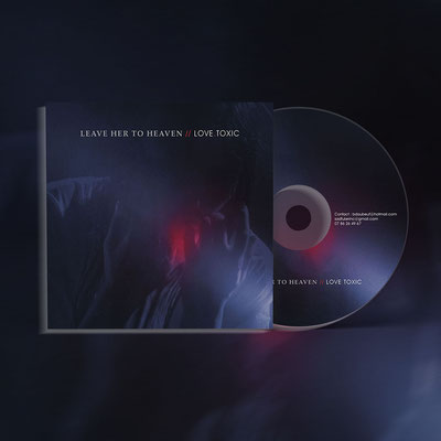 Design et photo de la pochette de disque du groupe Leave Her to Heaven