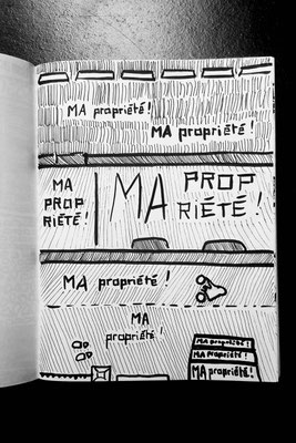 La propriété dans la tête du voisin • feutre
