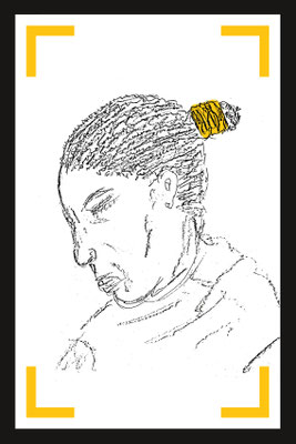 Une habitante des rues • crayon & tablette numérique