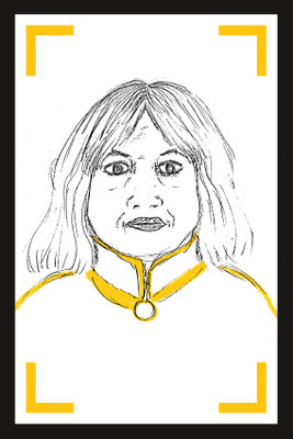 Une habitante des rues • crayon & tablette numérique