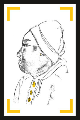 Une habitante des rues • crayon & tablette numérique