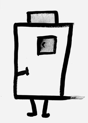 Le camion • encre de Chine