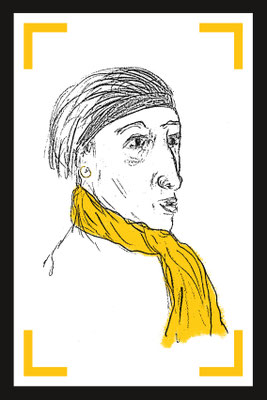 Une habitante des rues • crayon & tablette numérique