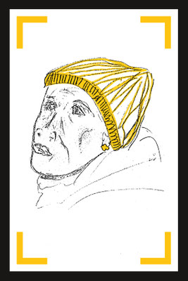 Une habitante des rues • crayon & tablette numérique
