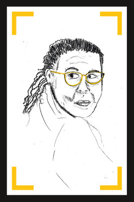 Une habitante des rues • crayon & tablette numérique