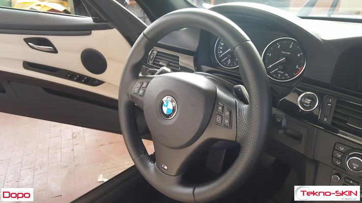 VOLANTE IN PELLE BMW 325d - Dopo