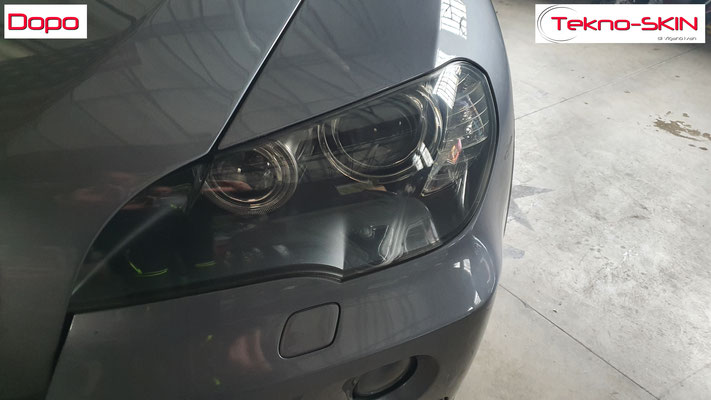 LUCIDATURA FARI ANTERIORI BMW X5  Lucidatura Avanzata - Dopo