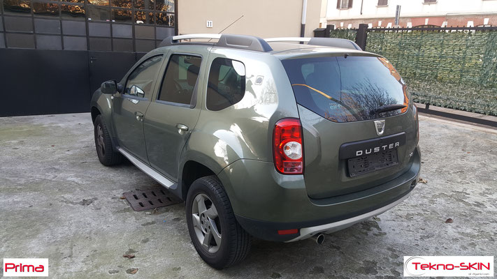 LUCIDATURA CARROZZERIA DACIA DUSTER  - Lucidatura 1 Step con Compound   - Stesura Sigillante Finale effetto Seta - Prima