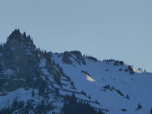 Hahnenkamm letzte Sonne