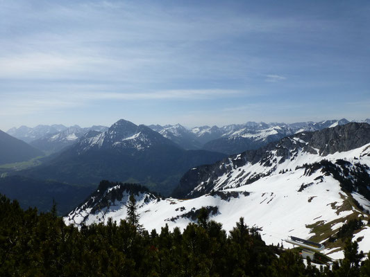 Ausblick Richtung Zugspitze