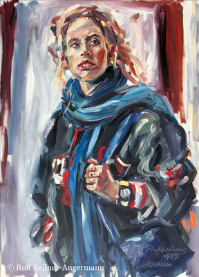 Isabelle  •  Öl auf Leinwand •  65 x 90 cm •  1998