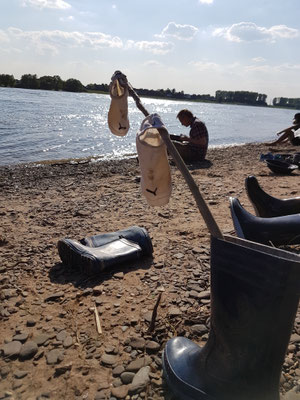 Inzwischen sind Socken un Gummistiefel nicht mehr notwendig.