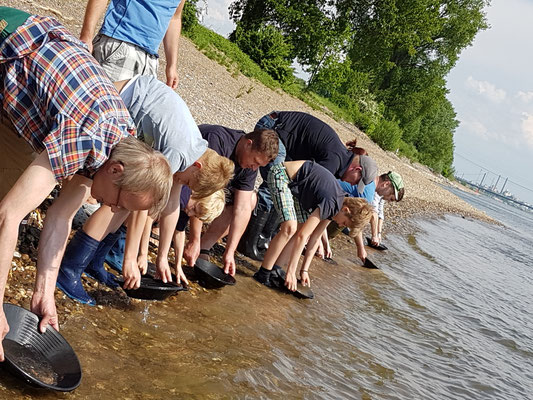 Es kann "los"gehen... !!!! Goldwaschen am Rhein!