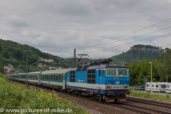 20.5.2017 in Königstein mit EC 173 Hamburg-Altona - Budapest-Keleti