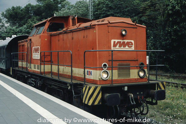 LEW 12547, 1970 // # VWE DL3 (Verden-Walsroder-EisenbahnGmbH) am 2.8.2008 in Verden mit Sonderzug nach Stemmen. // ex. 110 265, ex 202 265