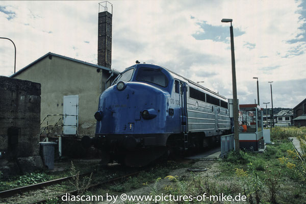 Eichholz V170 1138 am 31.8.2004 an der Tankstelle des ehemaligen Bw Pirna.