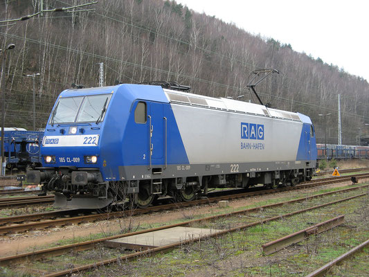 185 CL 009 (185 509) als RAG 222 am 04.2.2007 in Bad Schandau
