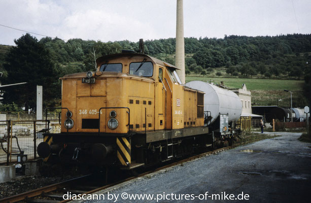 F-Nr. 11686 / 1967: 346 405 am 10.11.1995 in Pirna Rottwerndorf. ex 106 405