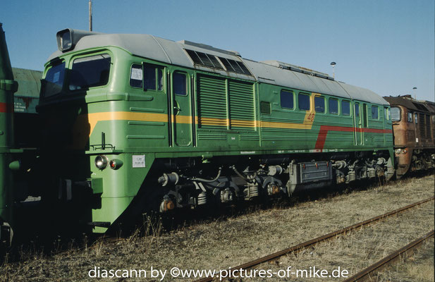 WAB 48 (ex CD 781 580) am 17.1.2003 abgestellt in Kamenz nach Verkauf an ITL. Lugansk 1979, Fabriknummer 3406