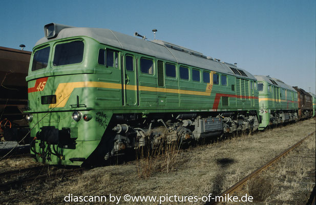 WAB 45 (ex CD 781 540) am 17.1.2003 abgestellt in Kamenz nach Verkauf an ITL. Lugansk 1973, Fabriknummer 1764