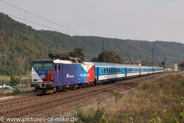 28.9.2016 in Königstein mit EC 176 Prag - Hamburg