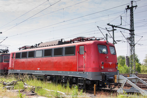 ELV 140 184 am 07.6.2015 in Pirna abgestellt