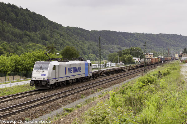 Metrans 186 433 am 20.5.2016 in Königstein