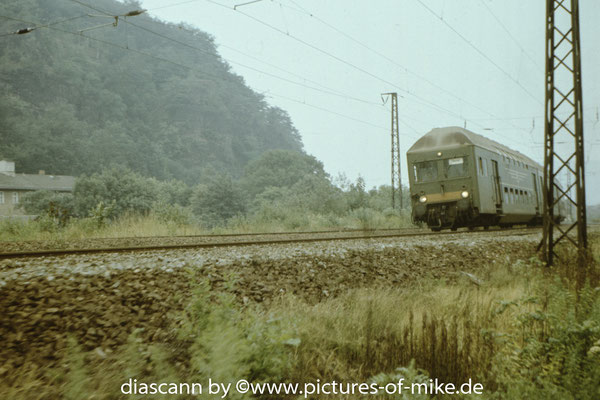 1986 S-Bahn nach Tharandt bei Freital-Haisberg
