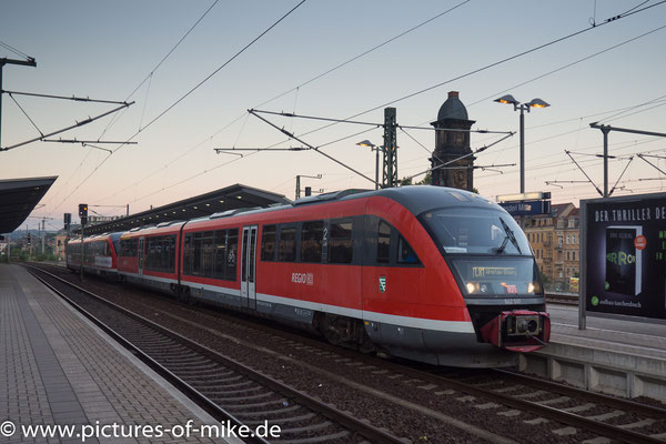 642 041 am 24-8-2016 in Dresden-Mitte als TLX 74801 nach Wroclaw.