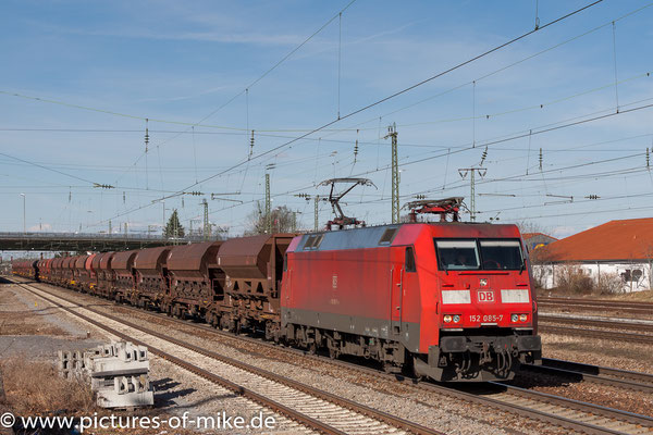 Rhein Cargo 185 606 am 5.3.2018 in Graben-Neudorf